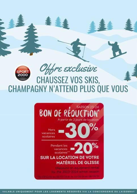 T3 Champagny-En-Vanoise Avec Terrasse Plein Sud La Plagne Exterior photo